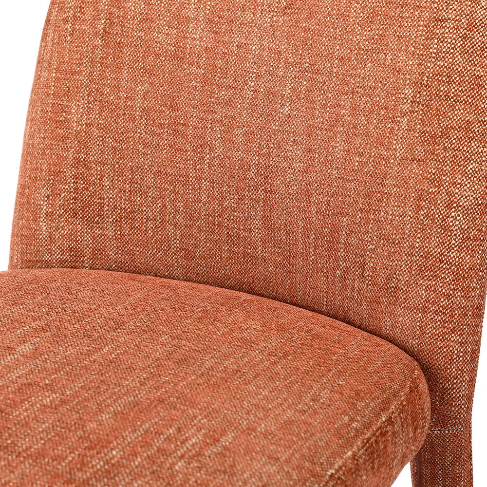 Eska Upholstered Set of 2 Dining Chairs - Brown Libra 6