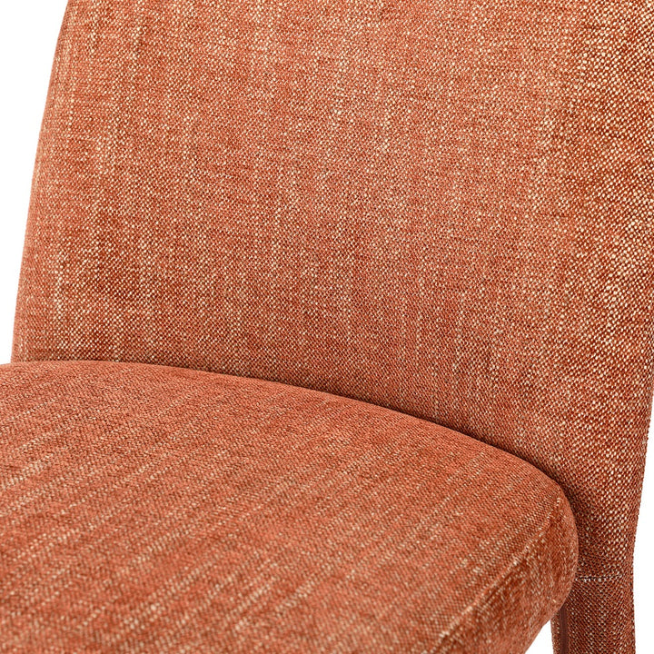 Eska Upholstered Set of 2 Dining Chairs - Brown Libra 6