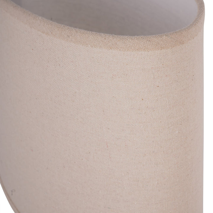 Lunara Textured Ceramic Table Lamp - Grey Libra 4