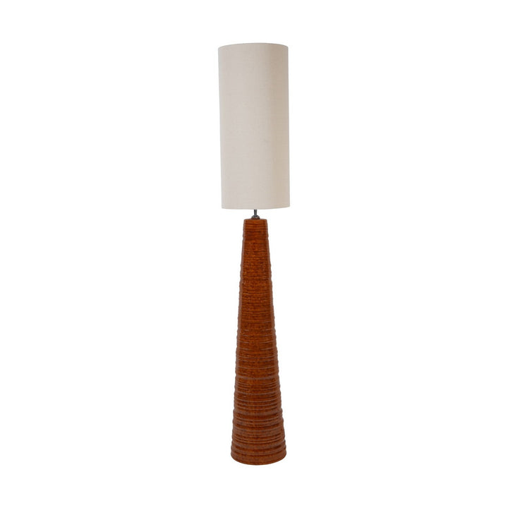 Tivoli Tall Ceramic Floor Lamp - Terracotta Libra 1
