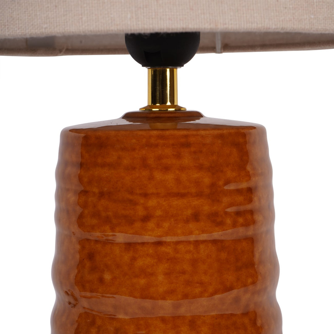 Tivoli Ceramic Table Lamp - Terracotta Libra 3