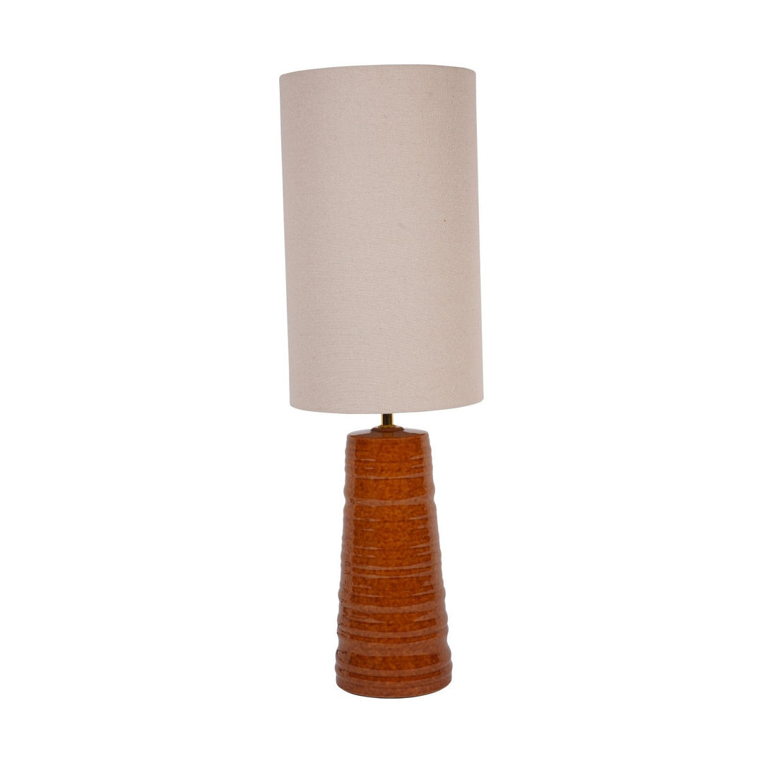 Tivoli Ceramic Table Lamp - Terracotta Libra 1