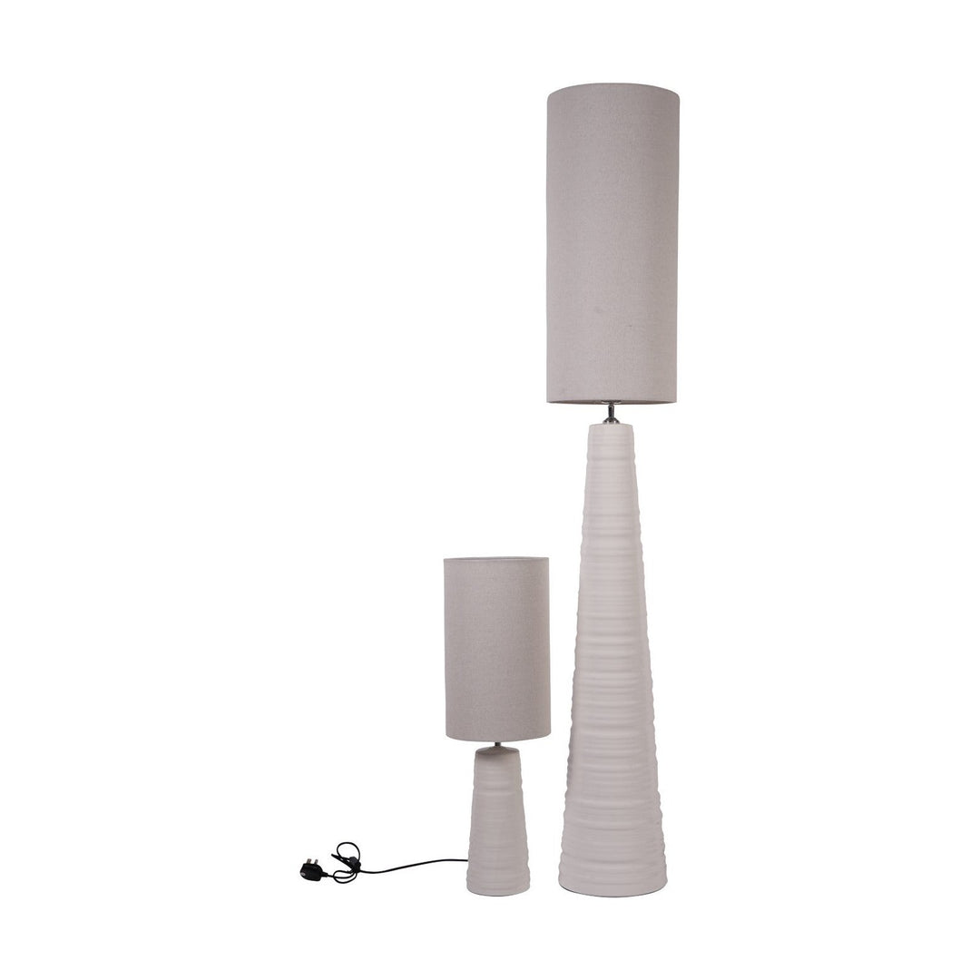 Tivoli Tall Ceramic Floor Lamp - White Libra 5