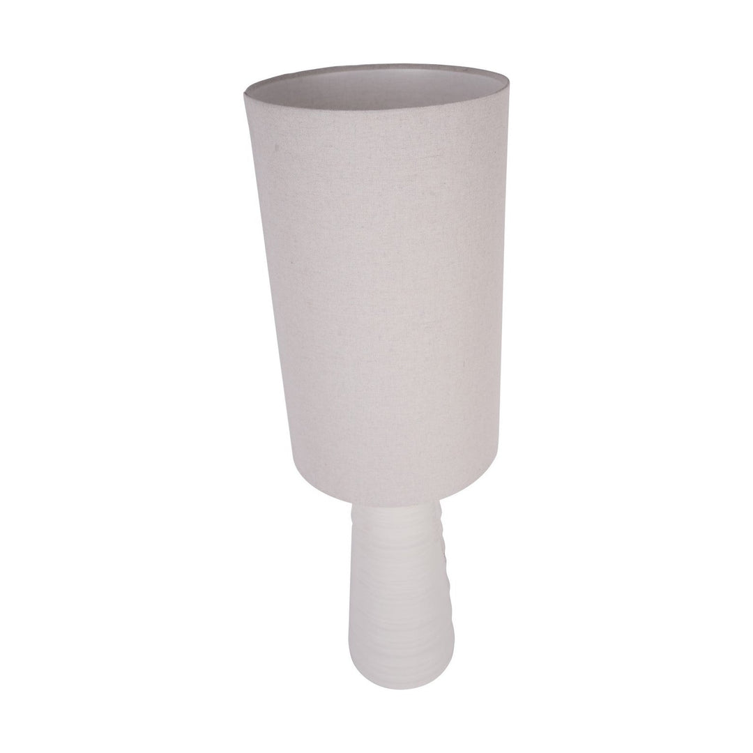 Tivoli Ceramic Table Lamp - White Libra 2