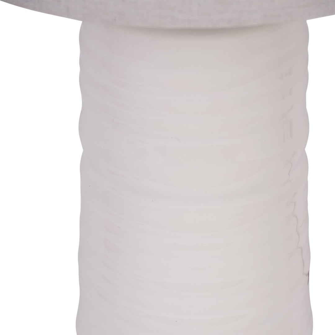 Tivoli Ceramic Table Lamp - White Libra 4