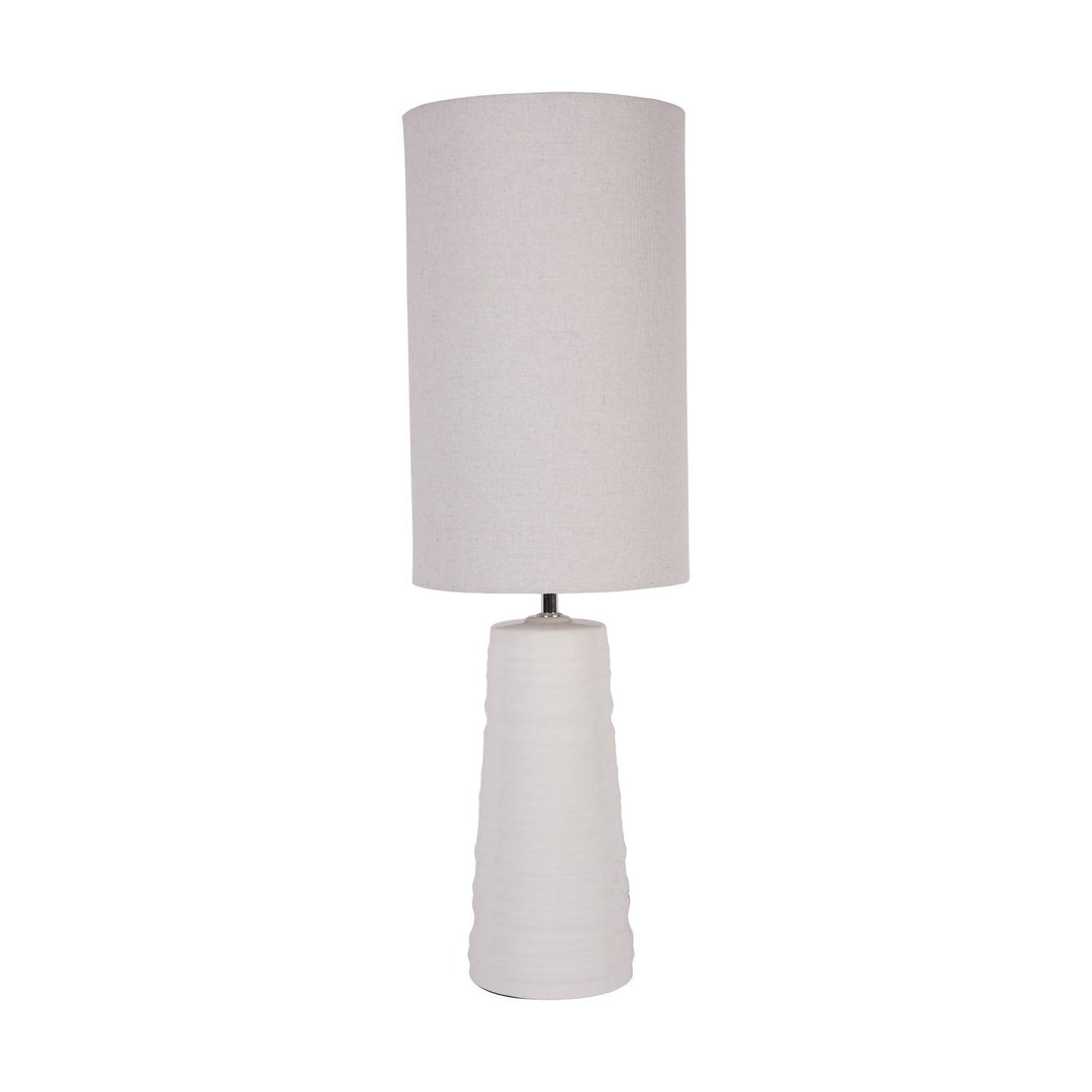 Tivoli Ceramic Table Lamp - White Libra 1