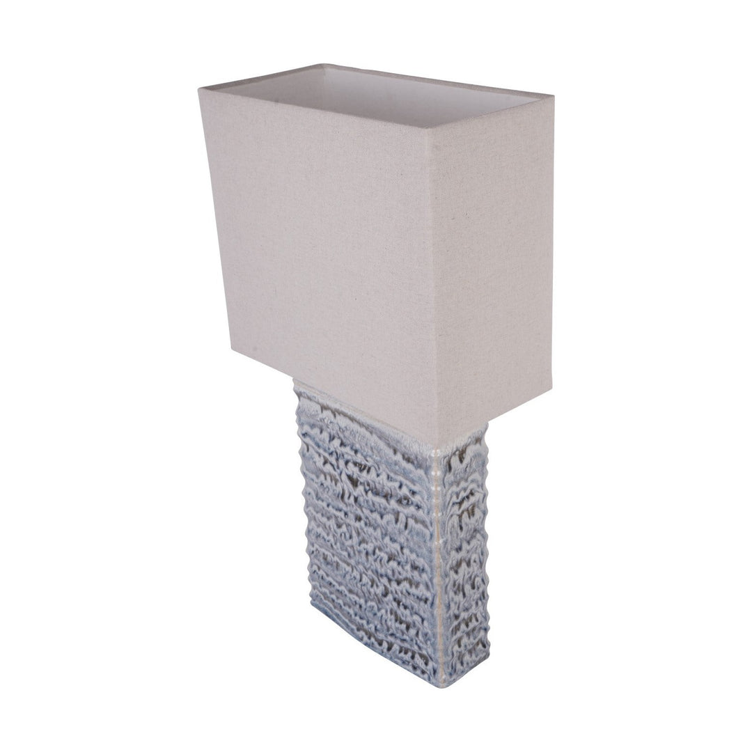Sereno Square Ceramic Lamp - Grey Libra 3