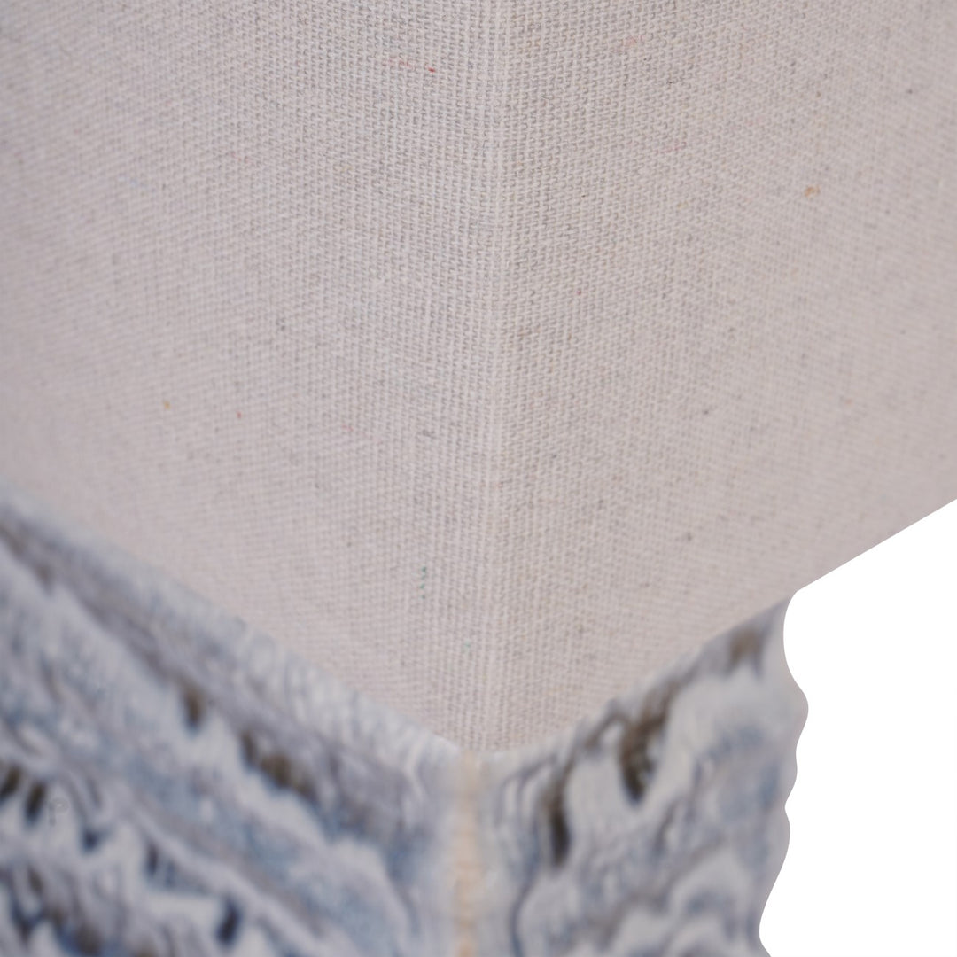 Sereno Square Ceramic Lamp - Grey Libra 4