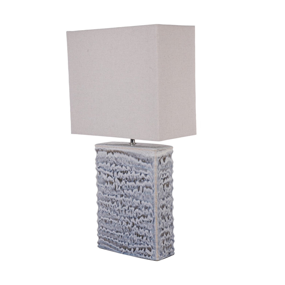 Sereno Square Ceramic Lamp - Grey Libra 2