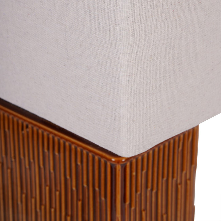 Elk Square Ceramic Lamp - Terracotta Libra 4