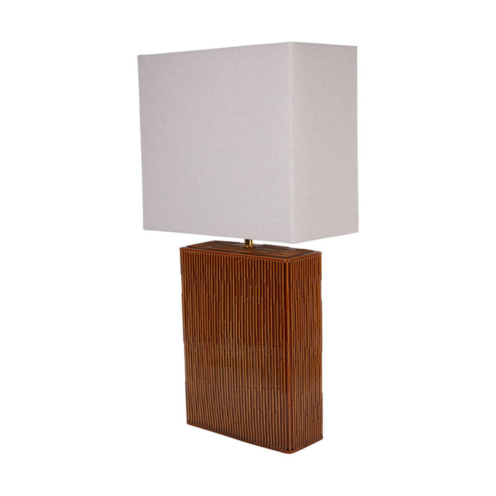 Elk Square Ceramic Lamp - Terracotta Libra 2