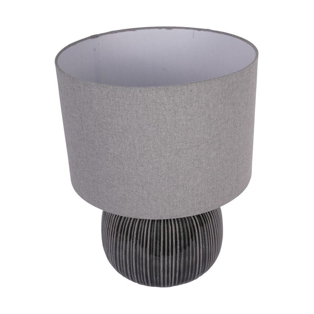 Bruno Ceramic Table Lamp - Charcoal Libra 2