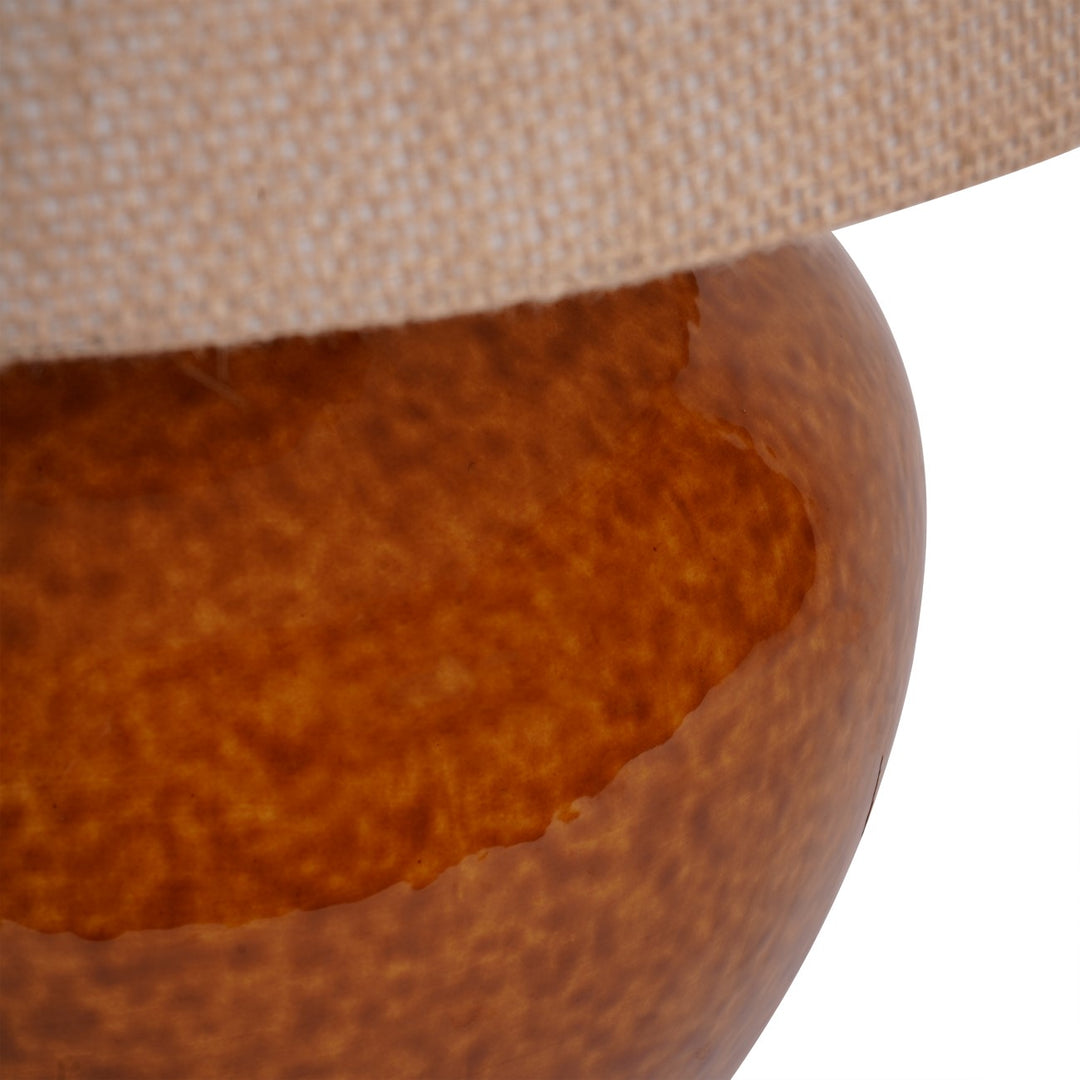 Aubrey Ceramic Table Lamp - Terracotta Libra 5