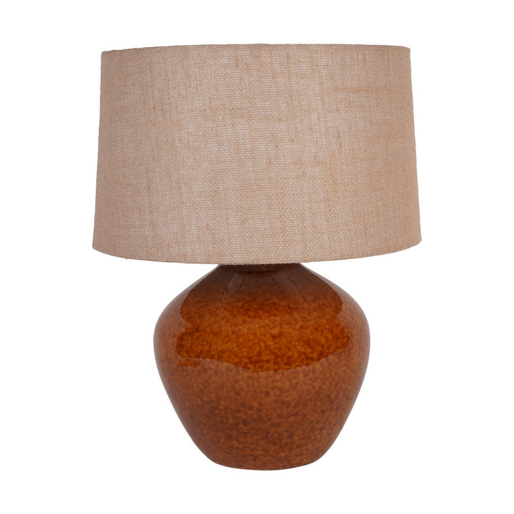 Aubrey Ceramic Table Lamp - Terracotta Libra 1