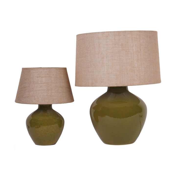 Aubrey Ceramic Table Lamp - Green Libra 5