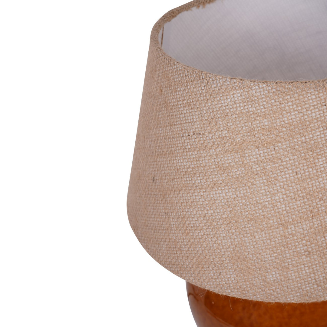Aubrey Ceramic Table Lamp - Terracotta Libra 8