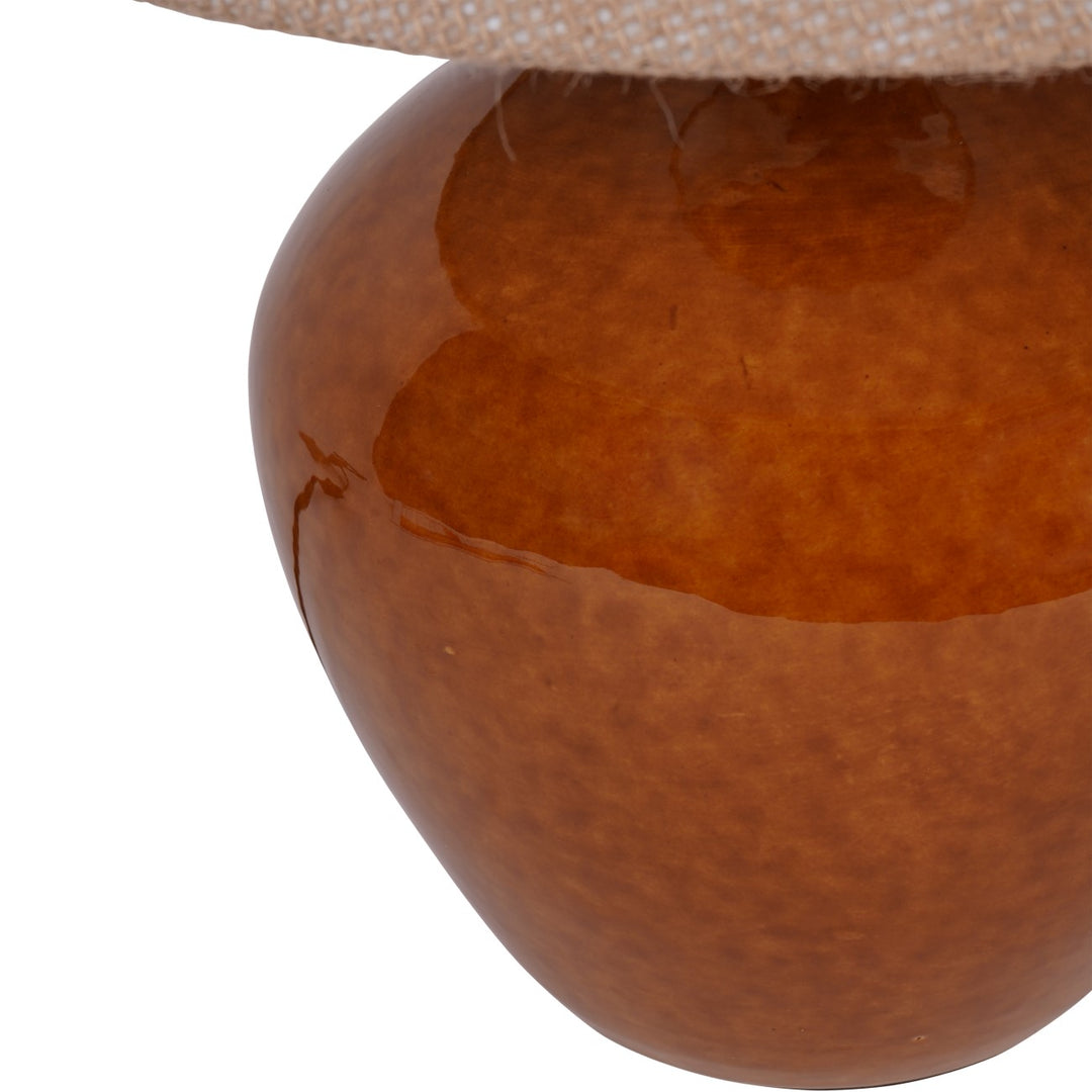Aubrey Ceramic Table Lamp - Terracotta Libra 9