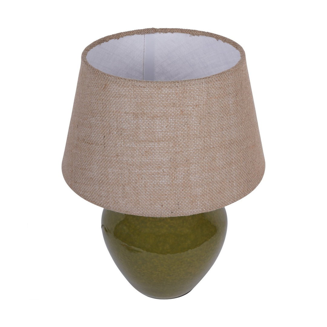 Aubrey Ceramic Table Lamp - Green Libra 7