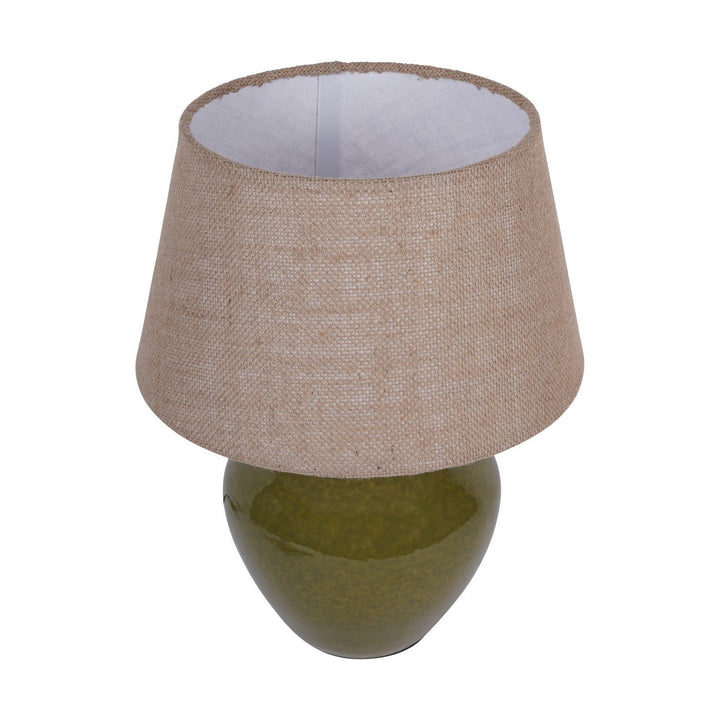 Aubrey Ceramic Table Lamp - Green Libra 7