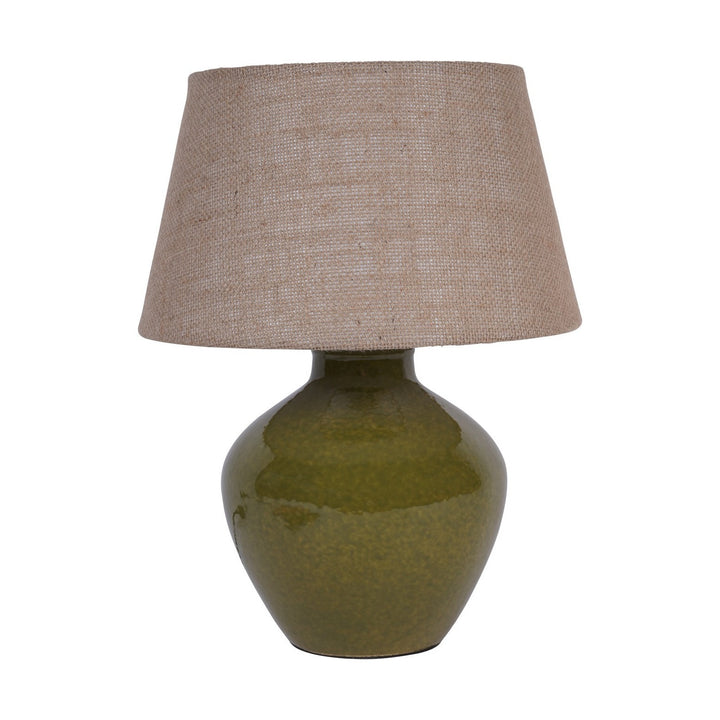 Aubrey Ceramic Table Lamp - Green Libra 6