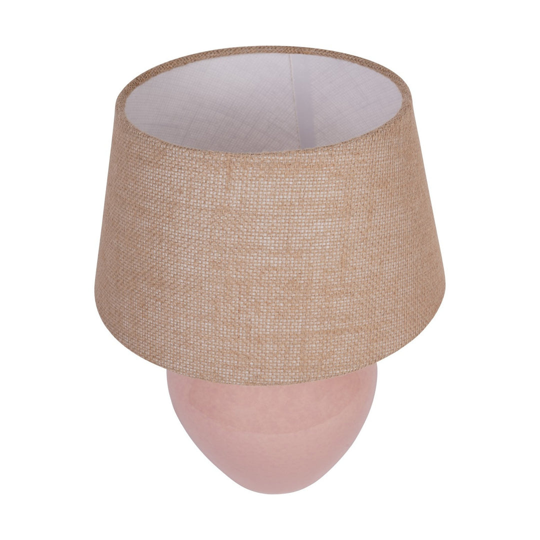Aubrey Ceramic Table Lamp - Dusky Pink Libra 2