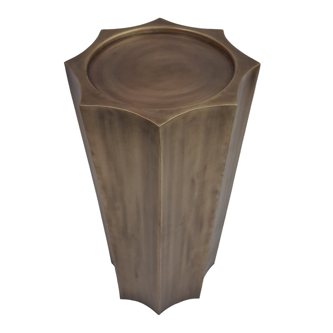 Brockley Plinth - Antique Brass