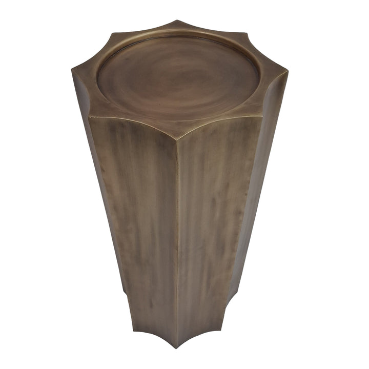 Brockley Plinth - Antique Brass