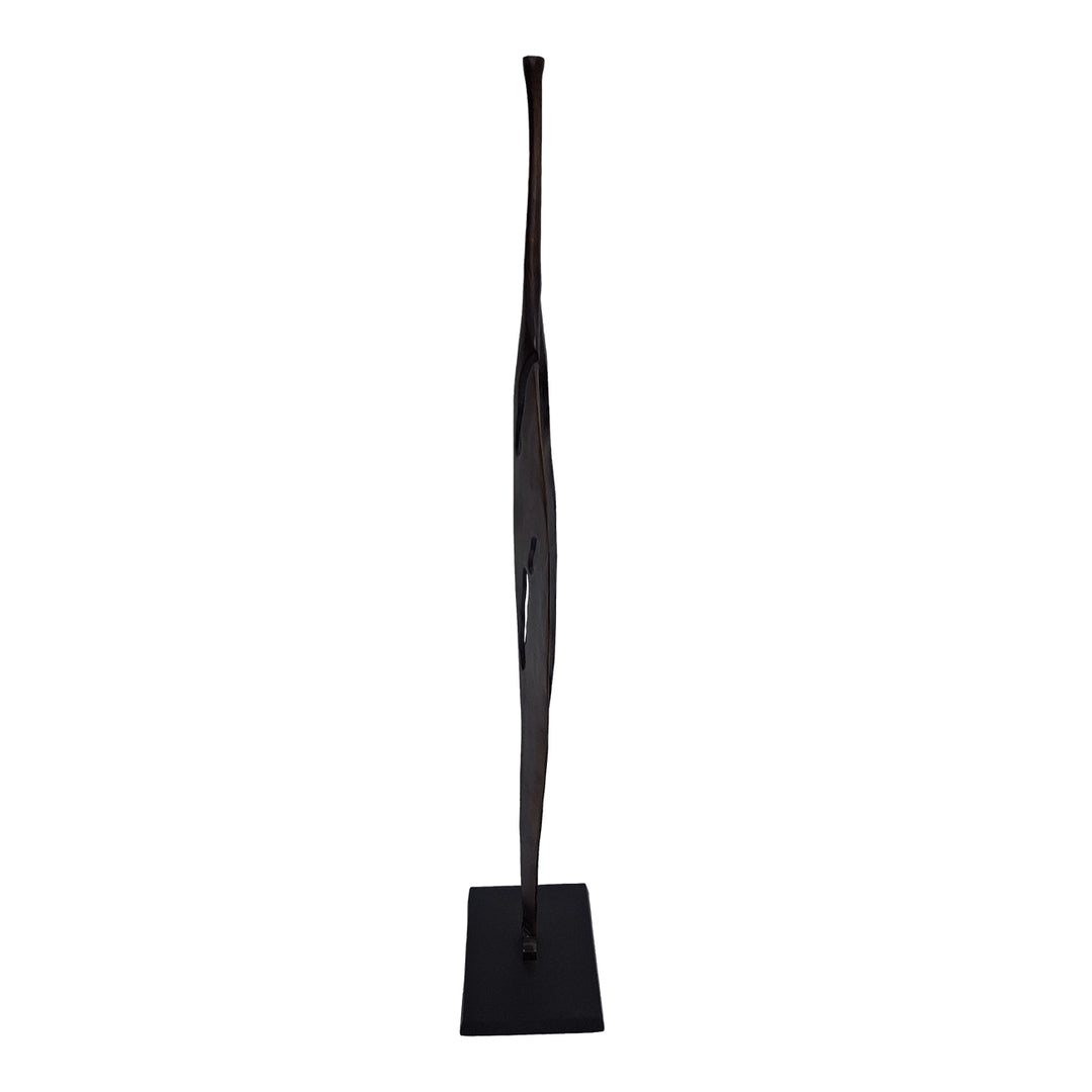 Moulton Twist Aluminium Abstract Leaf Sculpture