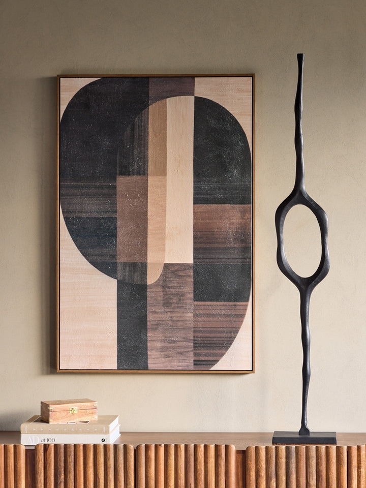 Woodbridge Aluminium Abstract Sculpture - Black