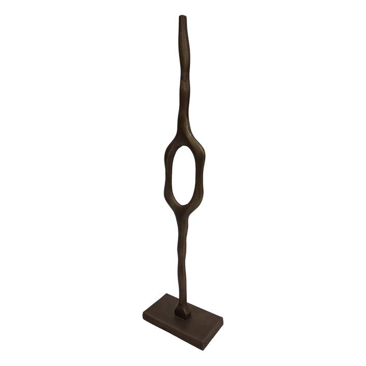 Woodbridge Aluminium Abstract Sculpture - Antique Brass