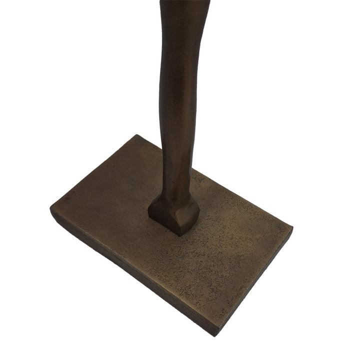 Woodbridge Aluminium Abstract Sculpture - Antique Brass