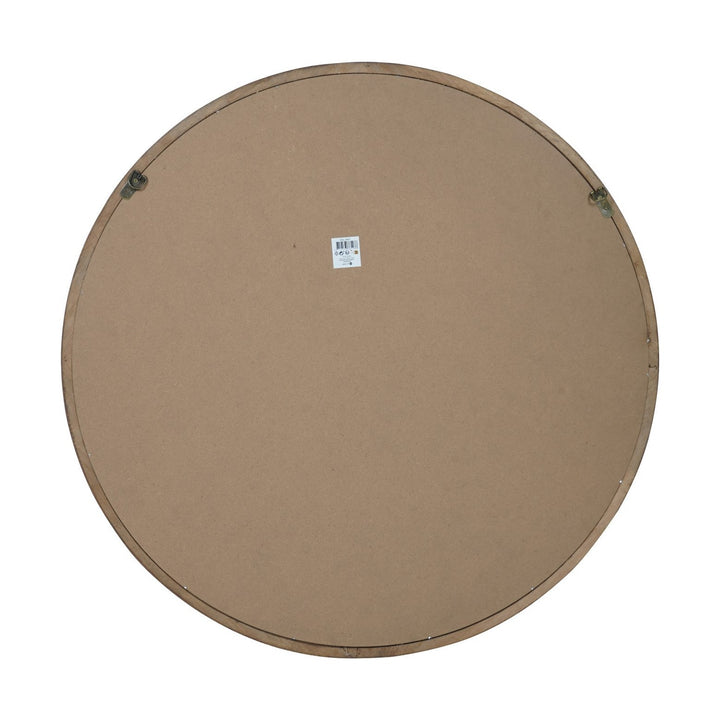 Tilburg Round Wood Mirror - Brown Libra 2