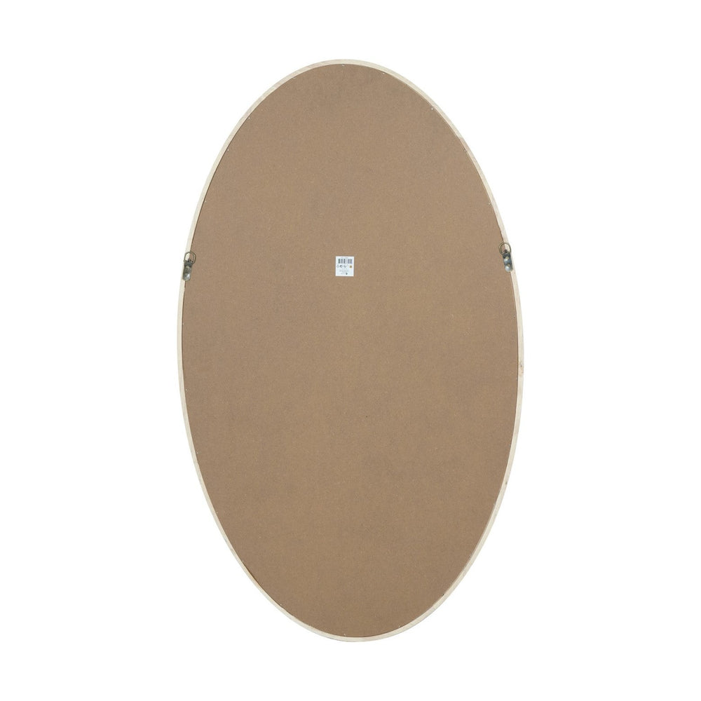 Hague Oval Wood Mirror - Natural Libra 2
