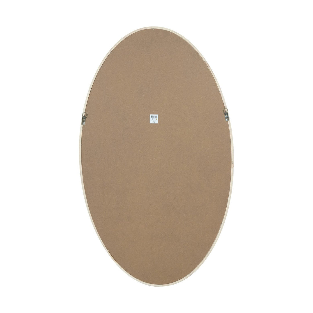 Hague Oval Wood Mirror - Natural Libra 2