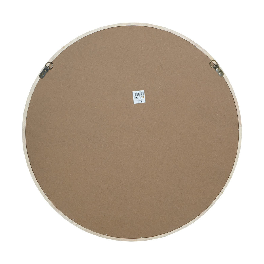 Hague Round Wood Mirror - Natural Libra 2
