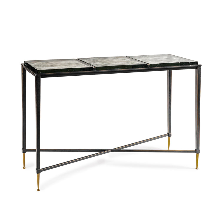 Stella Square Glass Console Table