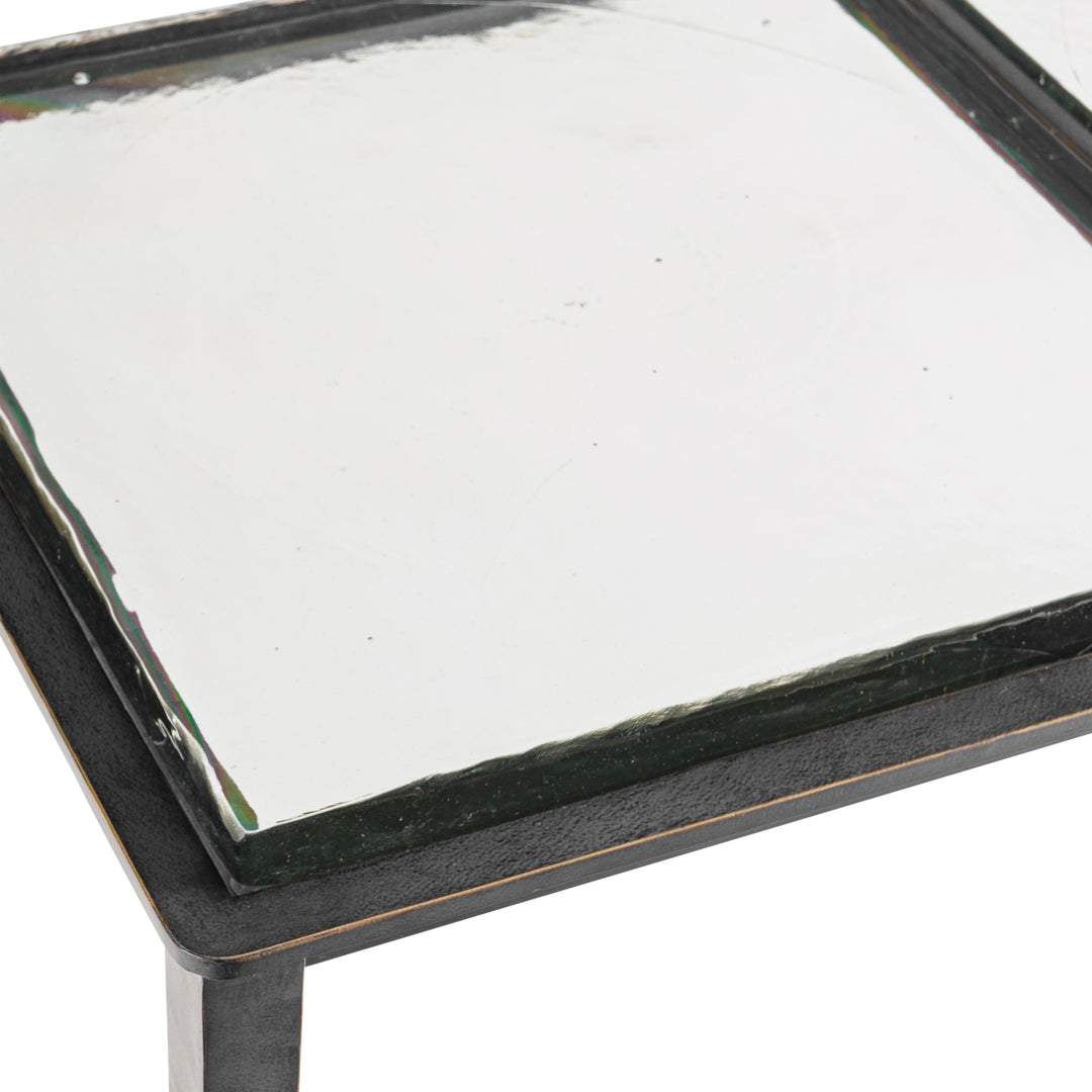 Stella Square Glass Console Table
