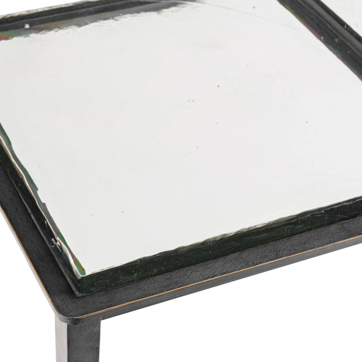 Stella Square Glass Console Table