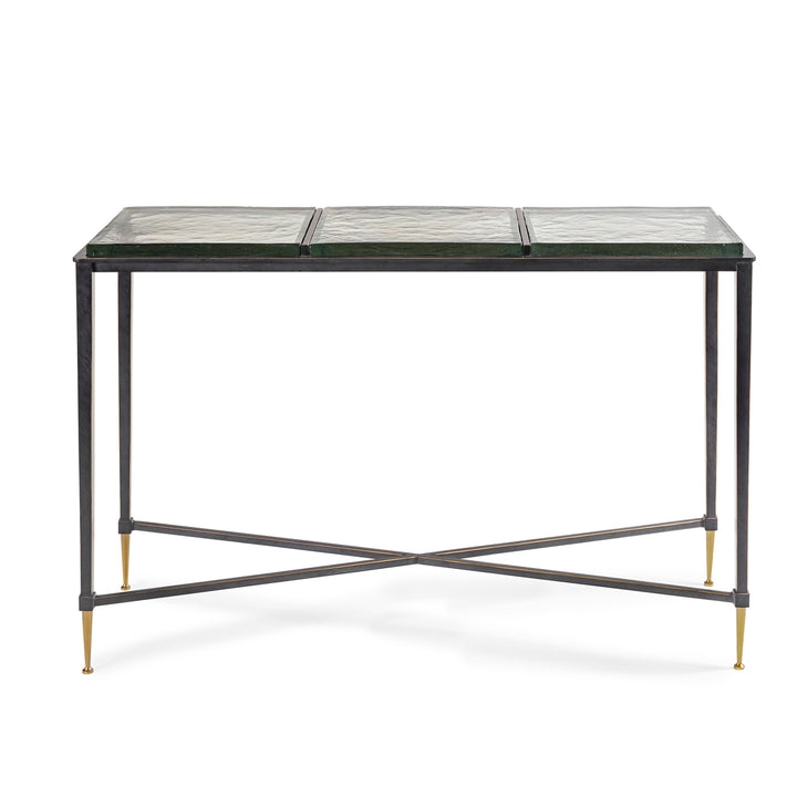 Stella Square Glass Console Table