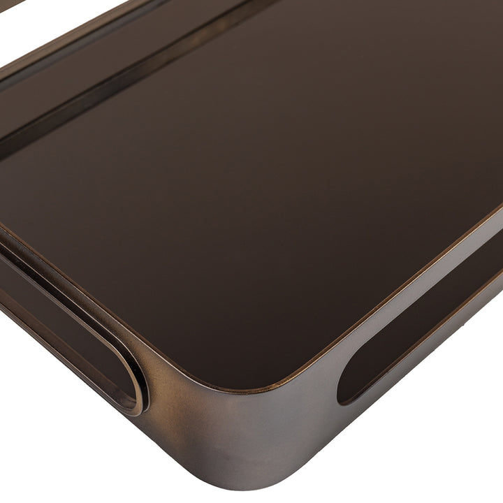 Thorpe Serving Tray - Smoked Bronze
