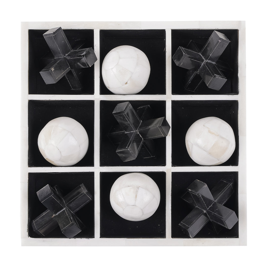 Farnham Bone Horn Inlay Noughts & Crosses
