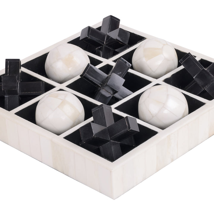 Farnham Bone Horn Inlay Noughts & Crosses