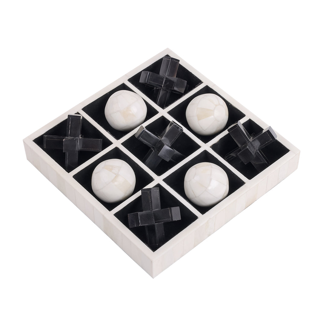Farnham Bone Horn Inlay Noughts & Crosses