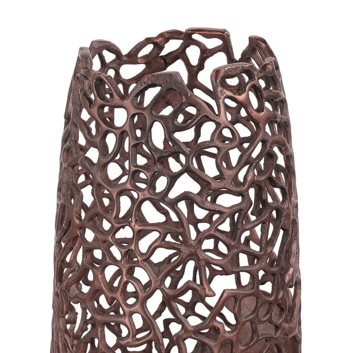 Apo Coral Raw Bronze Vase