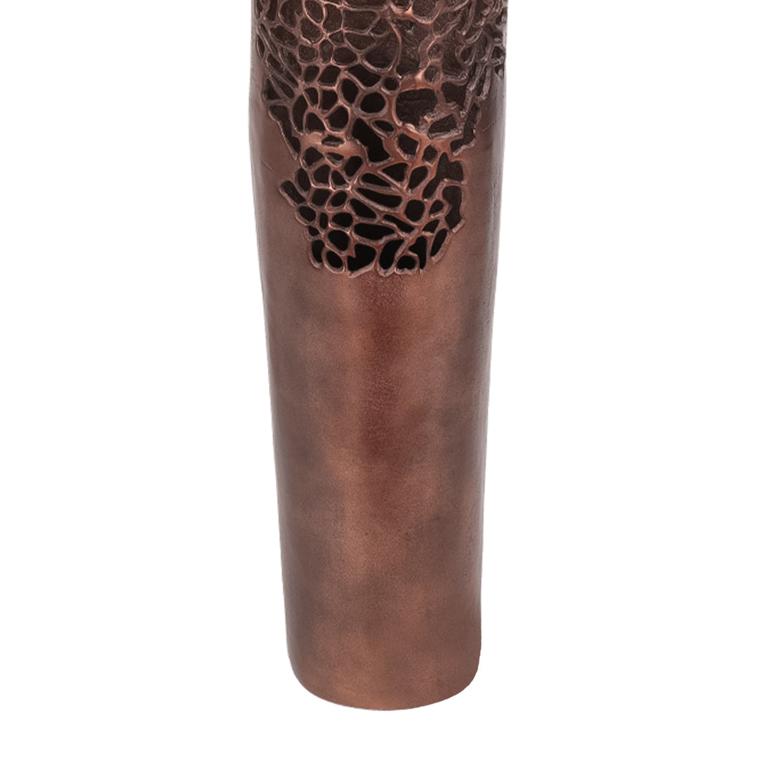 Apo Coral Raw Bronze Vase