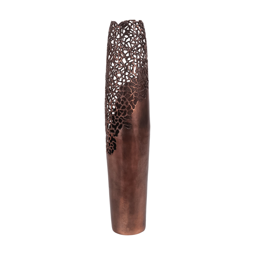 Apo Coral Raw Bronze Vase