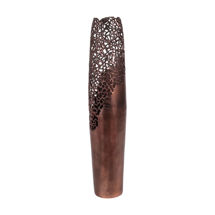Apo Coral Raw Bronze Vase