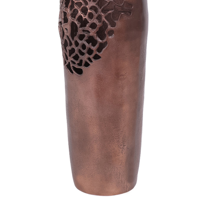 Apo Coral Raw Bronze Vase