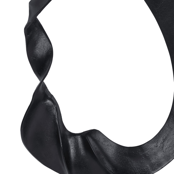 Kentford Large Marble Base Sculpture - Black