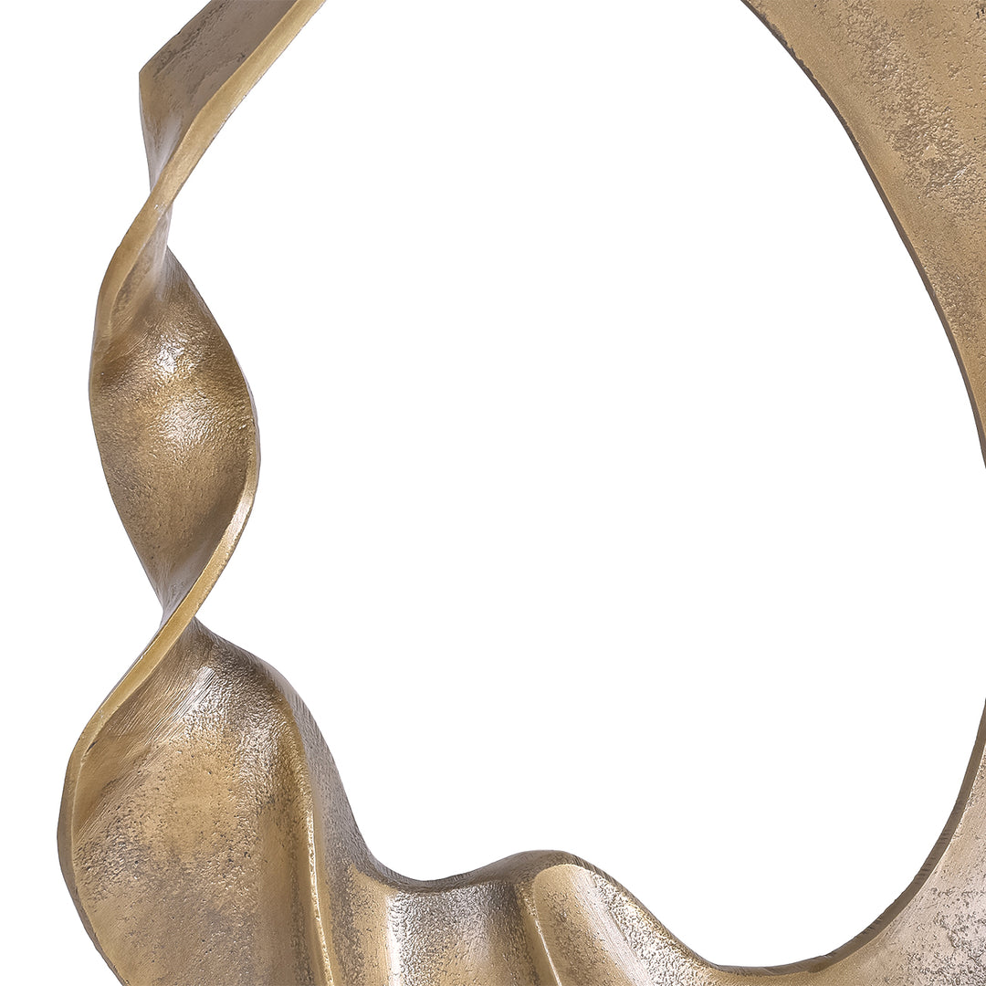 Kentford Marble Base Sculpture - Antique Gold